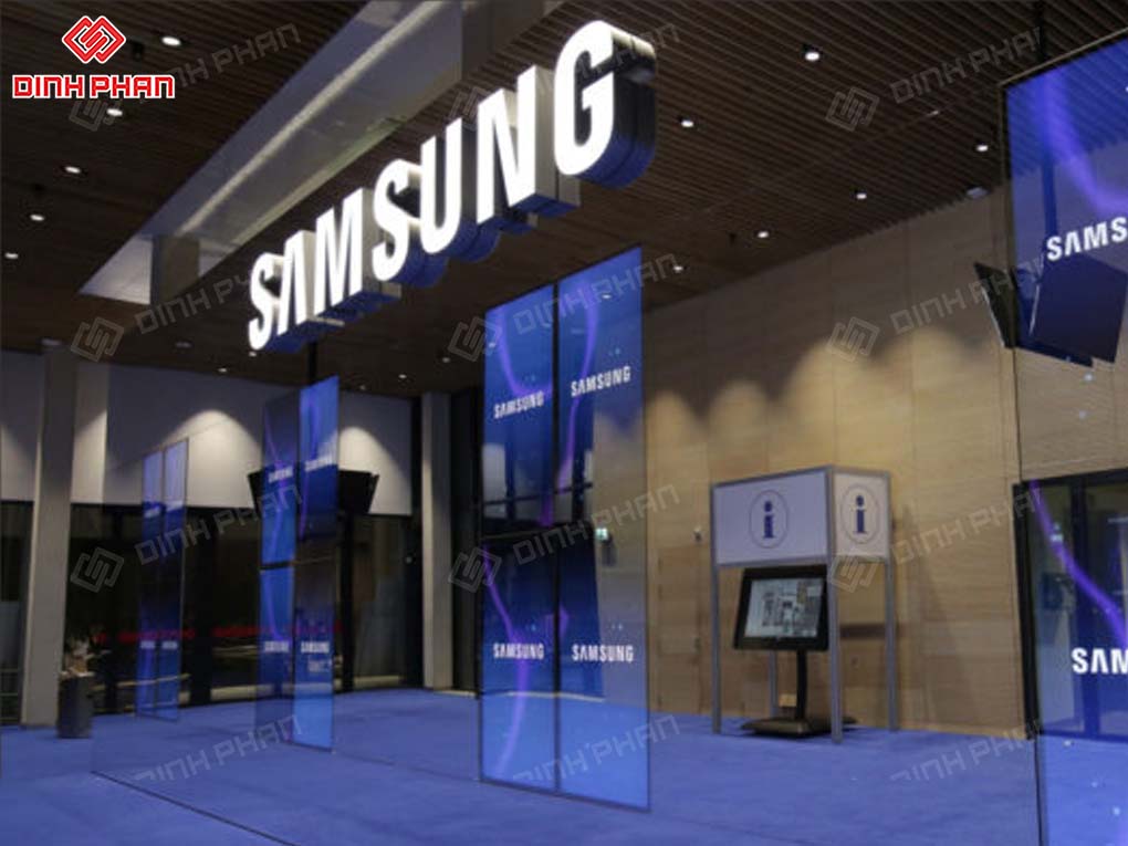 Bộ chữ toà nhà Samsung