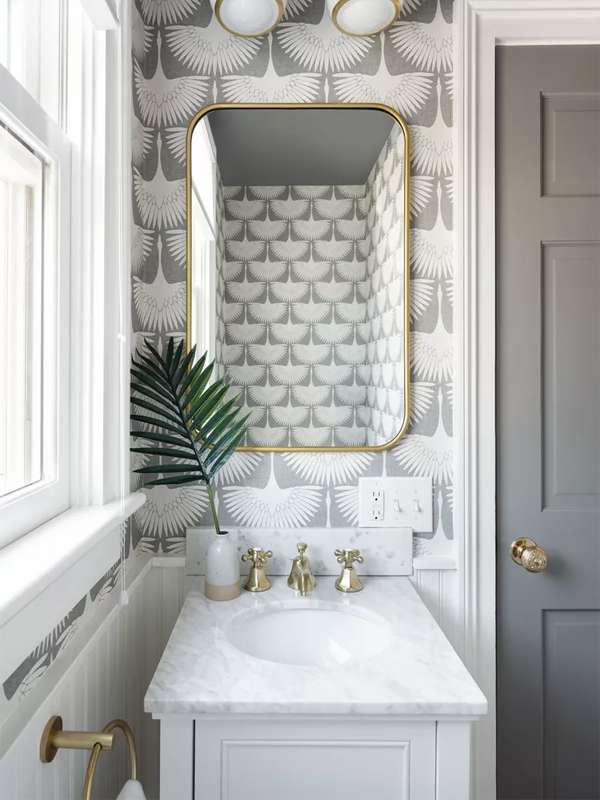 thiết kế phòng tắm đẹp - Lựa chọn màu xám