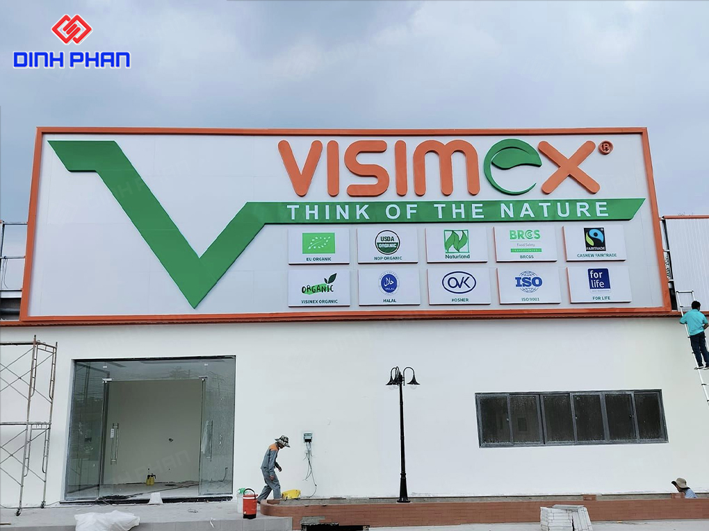 Làm bảng hiệu chữ nổi tại Đắk Lắk trọn gói, giá rẻ Bảng hiệu chữ nổi alu tại Đắk Lắk