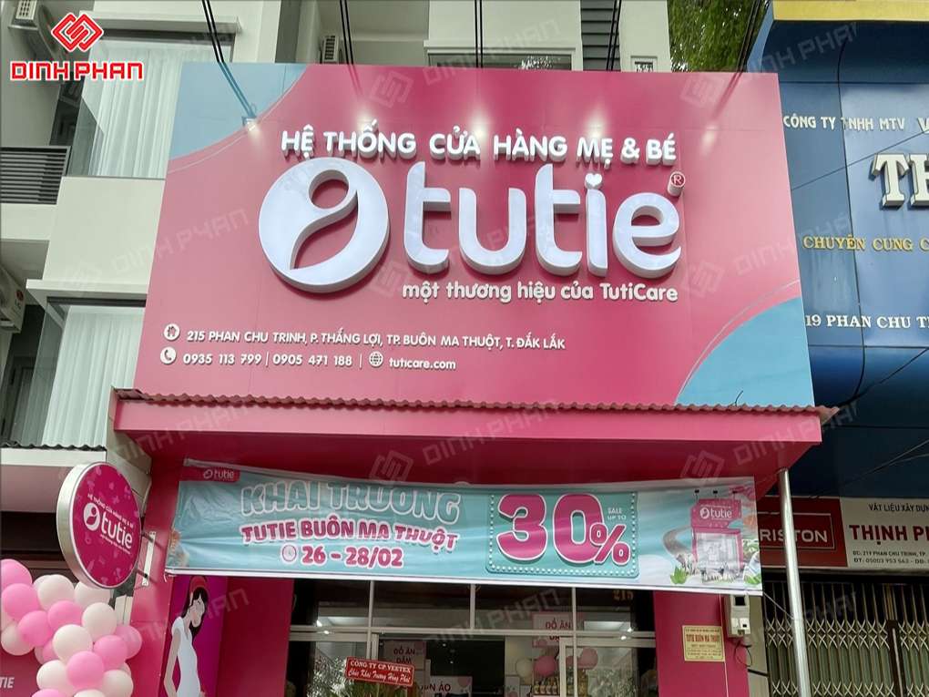 Bảng quảng cáo giá rẻ tại Buôn Ma Thuột trọn gói, uy tín Bảng hiệu alu chữ nổi tại Buôn Ma Thuột