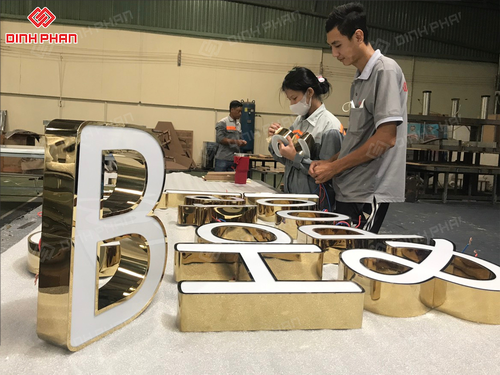 Gia công chữ inox tại Đắk Lắk