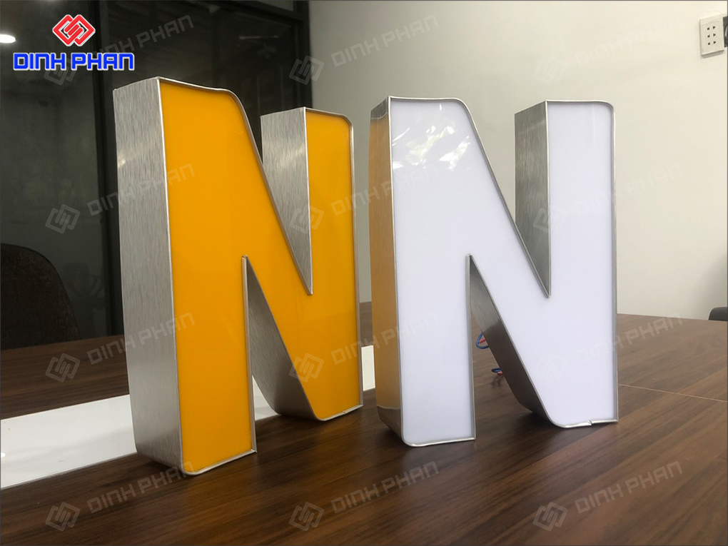 Gia công chữ nổi mica chất lượng cao, trọn gói Chữ nổi mica không đèn