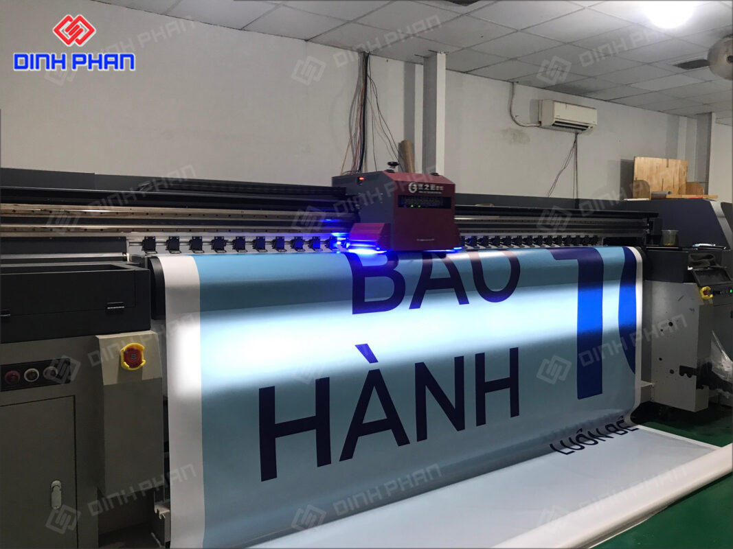Bạt không gân in UV