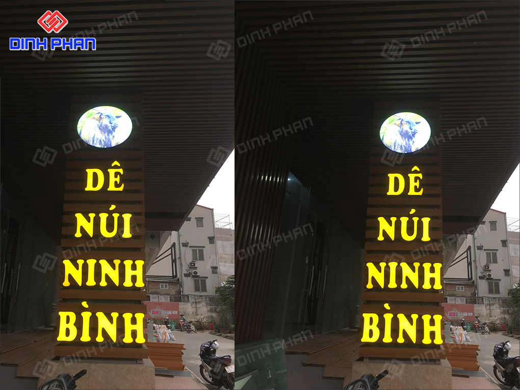 Làm bảng hiệu quán ăn tại Đắk Lắk đẹp và thu hút khách hàng Bảng hiệu quán ăn tại Đắk Lắk