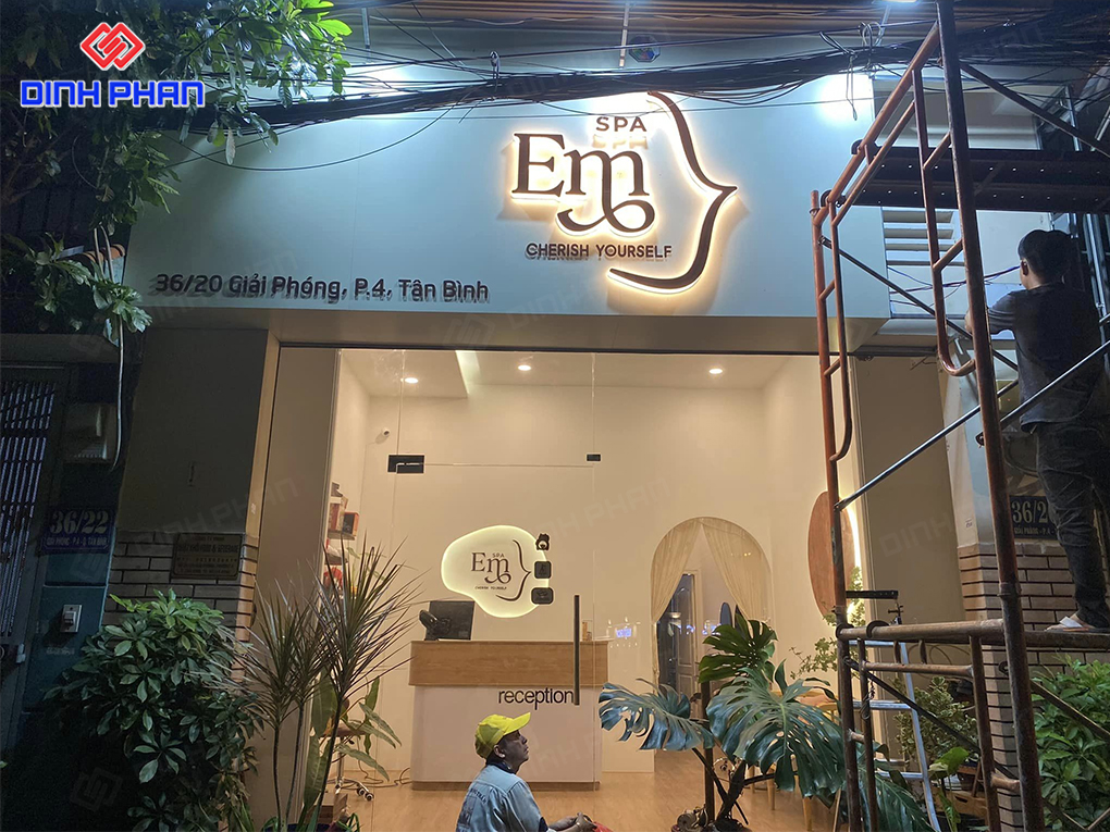Làm bảng hiệu spa gia công tại Đắk Lắk