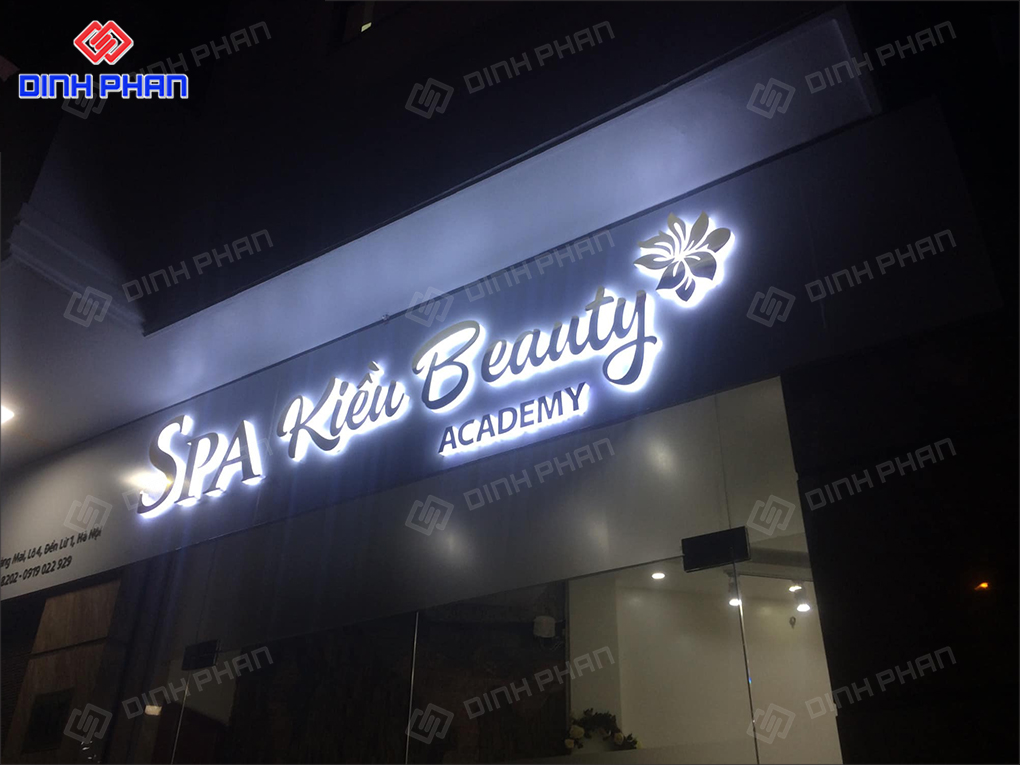 Bảng hiệu spa gia công chữ nổi tại Đắk Lắk