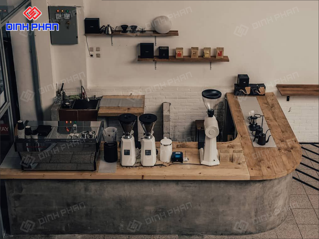 Làm quầy bar tại Buôn Ma Thuột trọn gói, hiện đại Làm quầy bar quán cà phê tại Buôn Ma Thuột