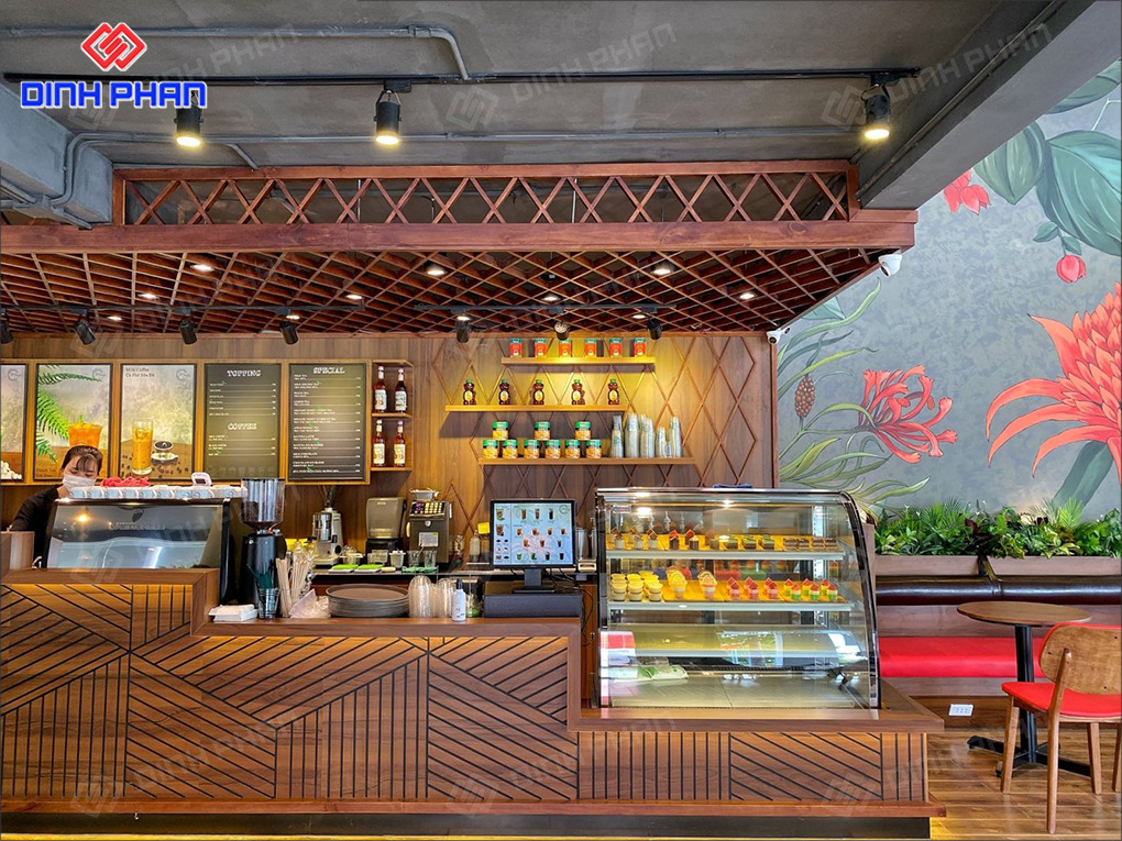 Quầy bar cà phê tại Buôn Ma Thuột