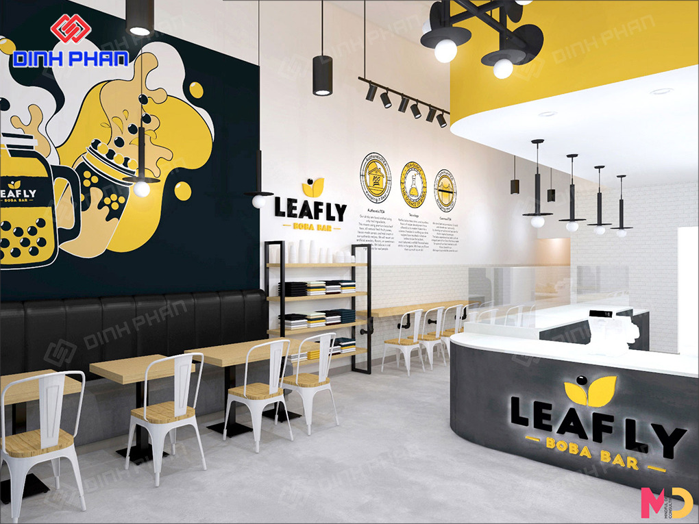 Quầy bar trà sữa tại Buôn Ma Thuột