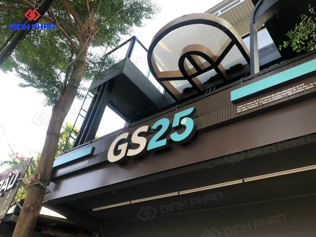 Bảng hiệu cửa hàng tiện lợi GS25